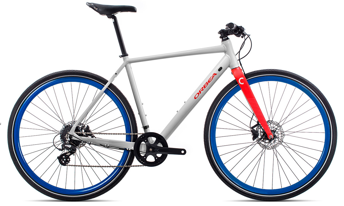 Фотографія Велосипед Orbea Carpe 30 (2020) 2020 Біло-червоний 